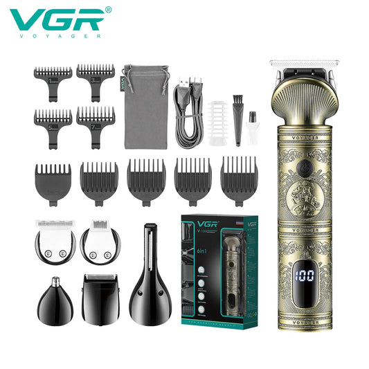 VGR V-106 6-in-1 Professional Grooming Kit