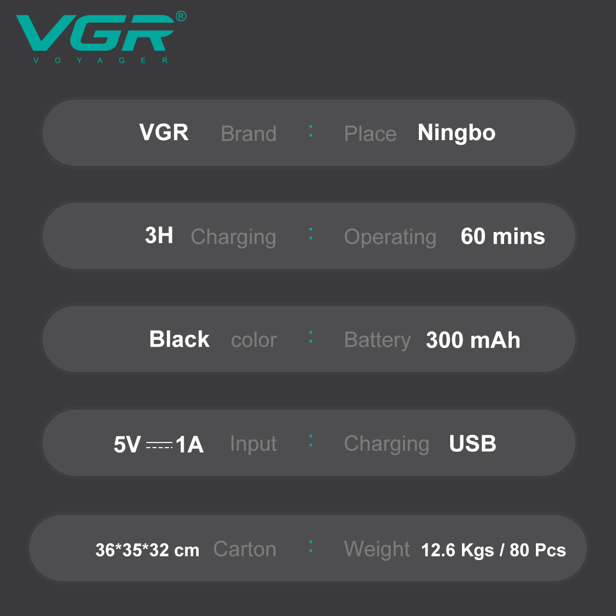 VGR V-615 Professional Nose Trimmer.