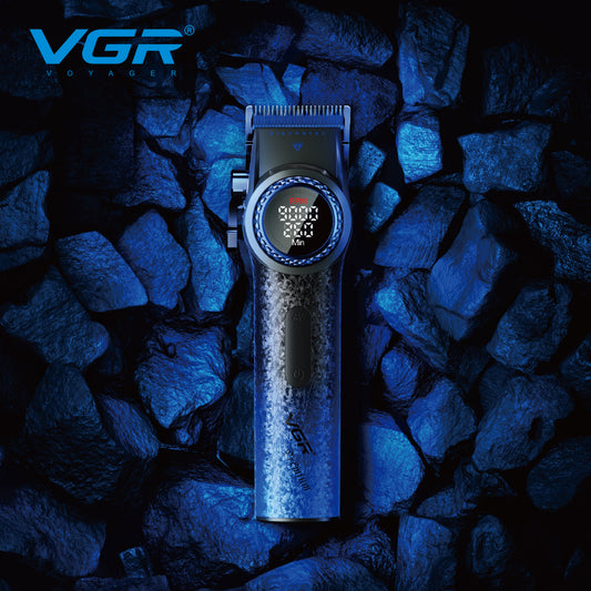 VGR V-001 Professional Hair Clipper - Blue Edition.