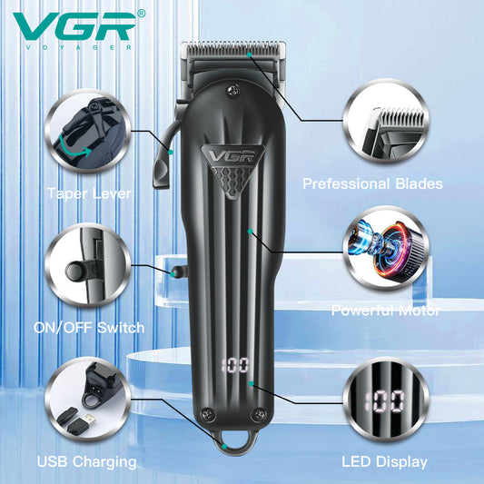 VGR V-282 Hair Trimmer Rechargeable — VGR Pakistan Official