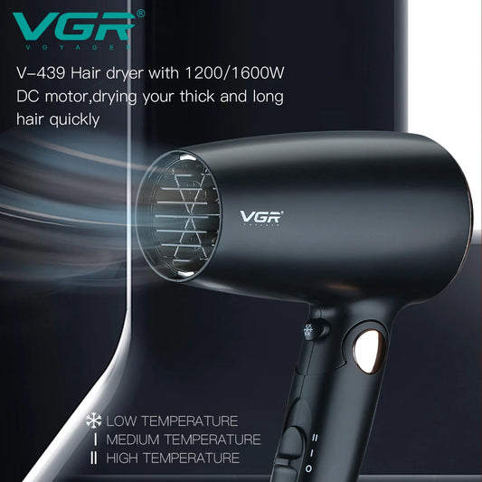 VGR V-439 Professional Hair Dryer, 1600W