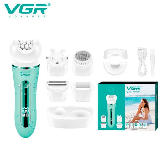 VGR V-751 5-in-1 Professional Lady Epilator