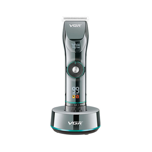 VGR V-256 Hair Clipper For Men, 400 Min Runtime, Black.