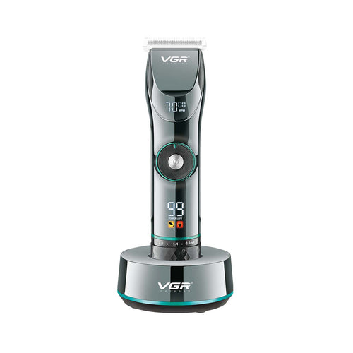 VGR V-256 Hair Clipper For Men, 400 Min Runtime, Black.