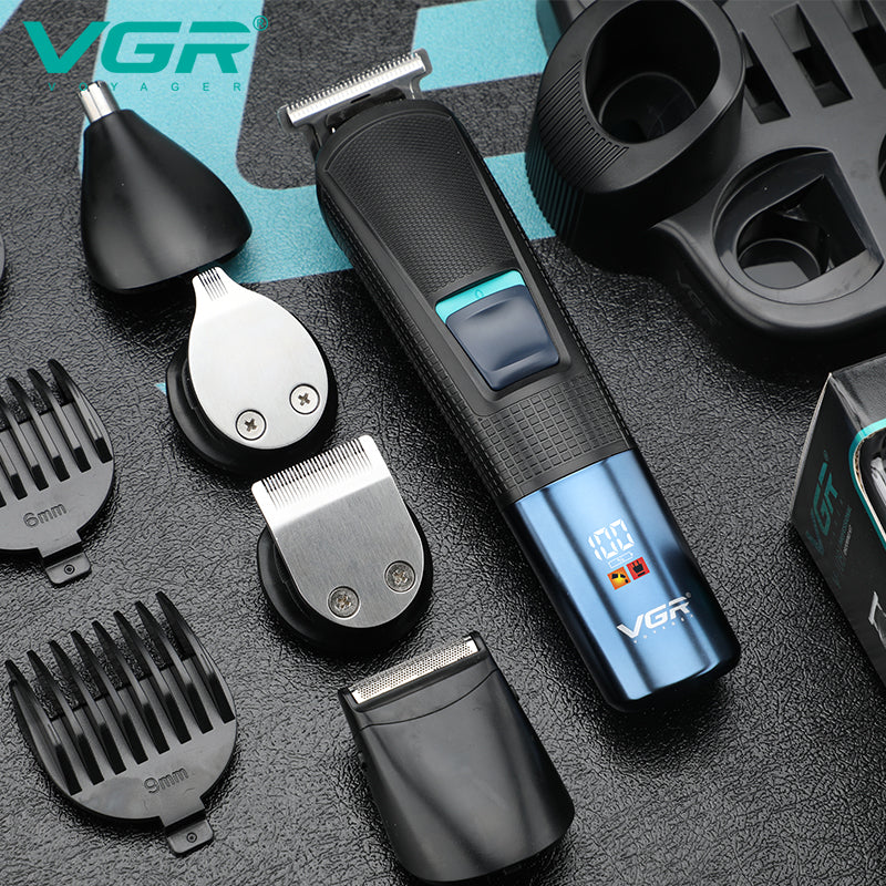 VGR V-108 Professional 10 in 1 Grooming Kit All in one.