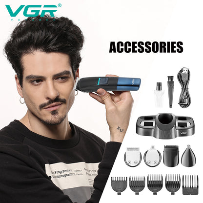 VGR V-108 Professional 10 in 1 Grooming Kit All in one.