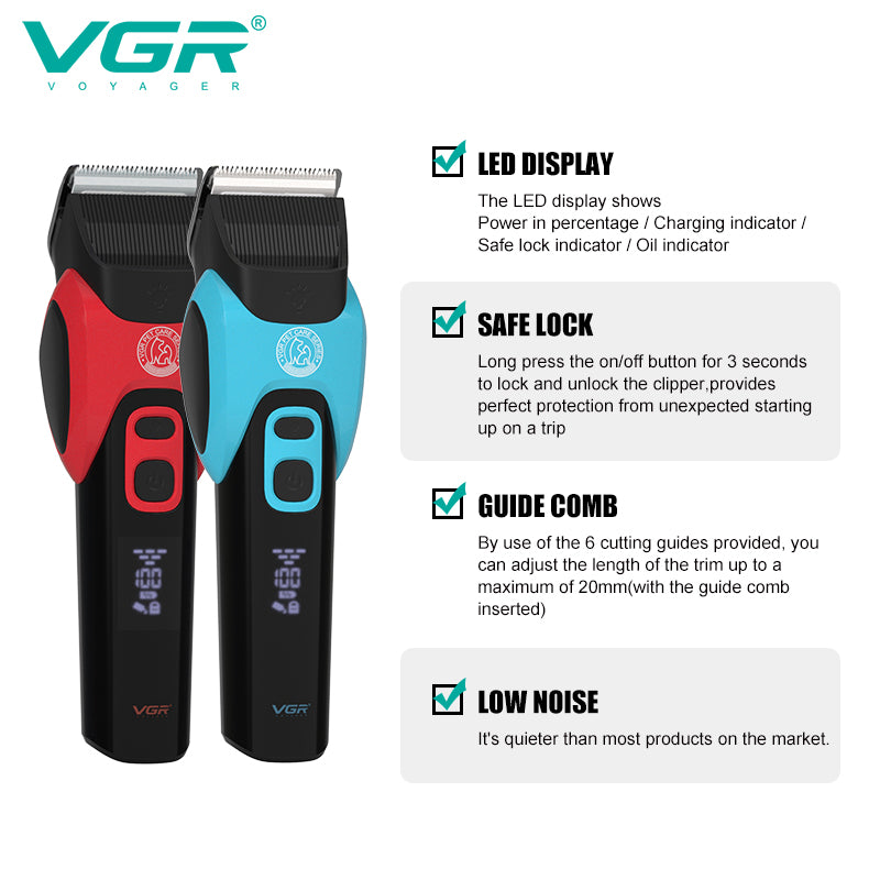 VGR V-208 Professional Pet Clipper for Dogs, Cats & All Animals.