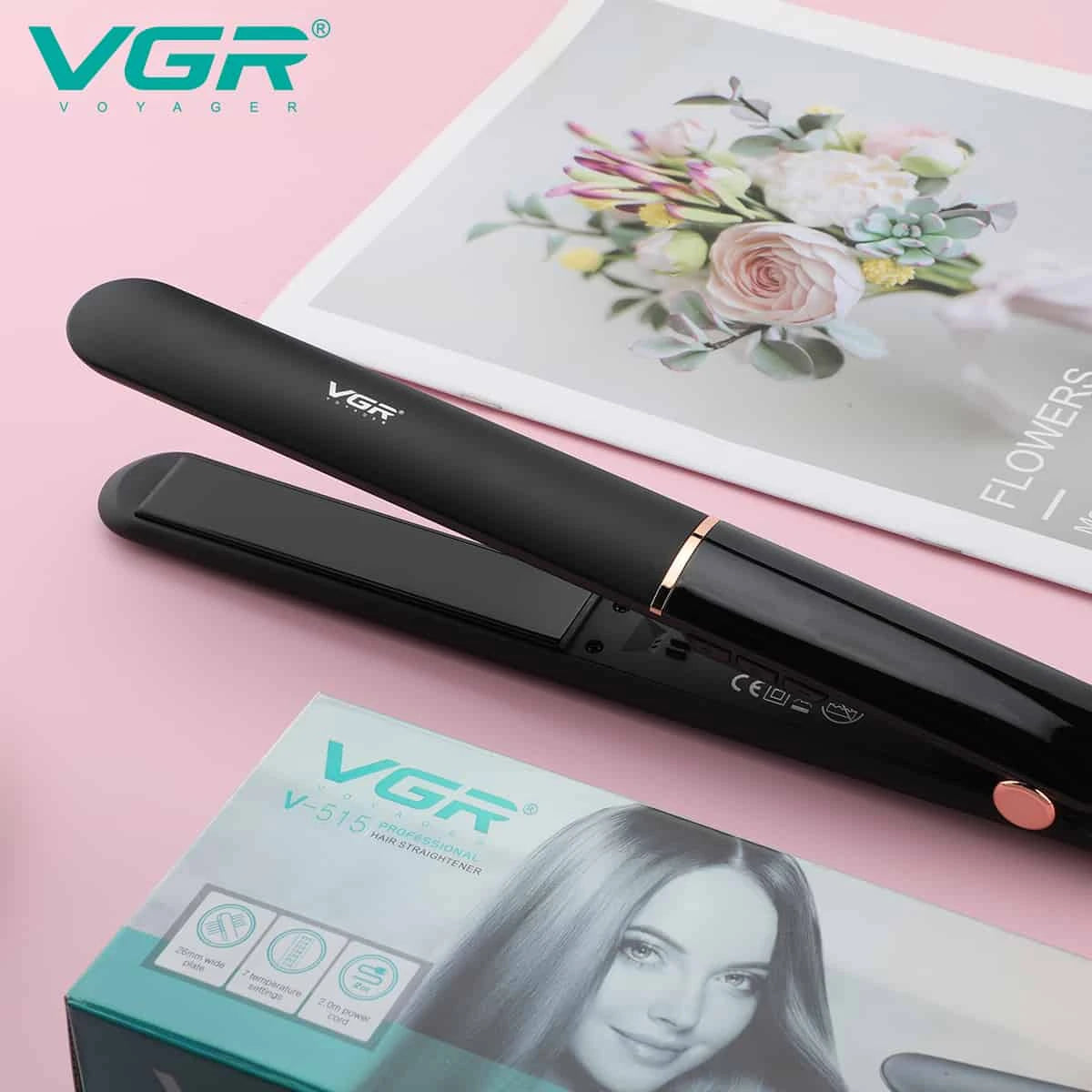 VGR V-515 Professional Hair Straightener For Women
