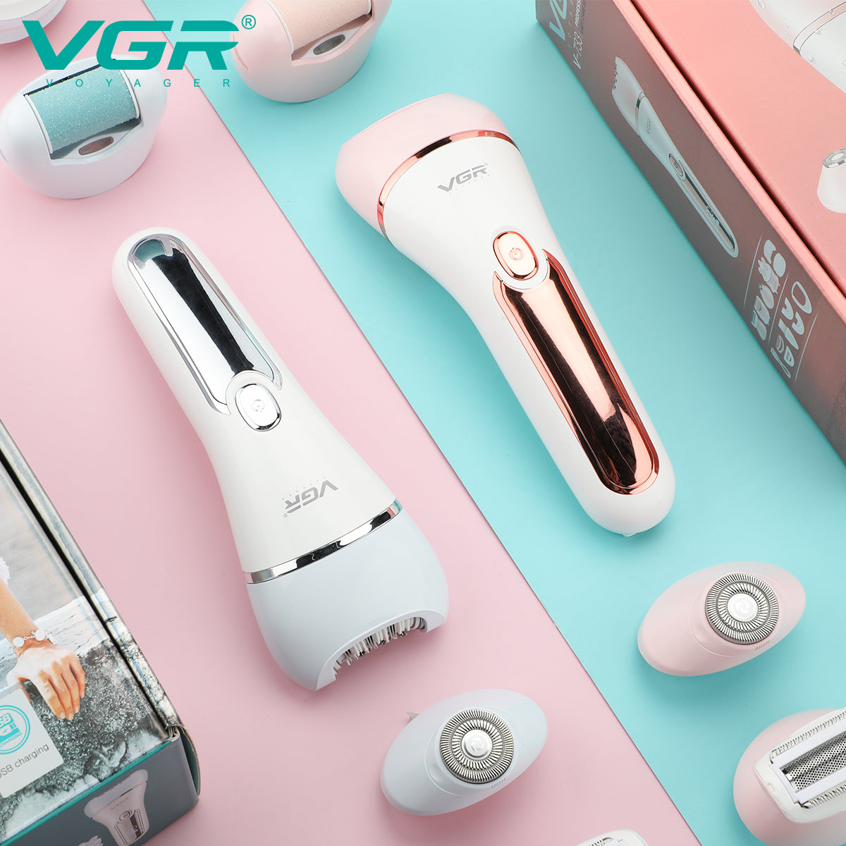 VGR V-733 Professional Ladies Grooming Kit — Image 7 — VGR Pakistan Official