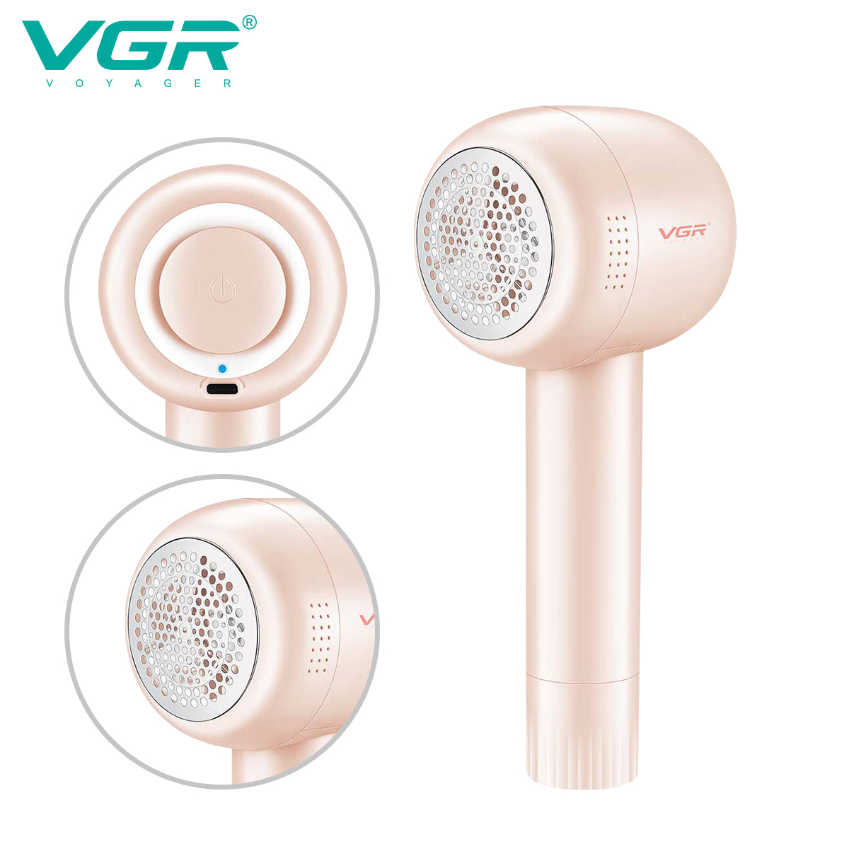 VGR V-813 Professional Rechargeable Lint Remover — Image 2 — VGR Pakistan Official