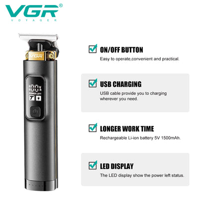 VGR V-985 Professional Hair Trimmer — Image 3 — VGR Pakistan Official
