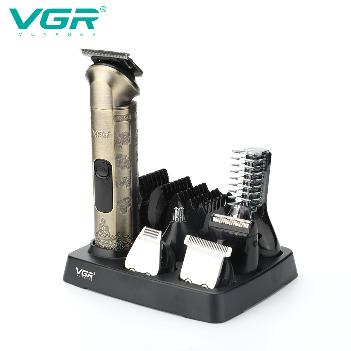 VGR V-109 6-in-1, Face, Hair and Full Body Multi Grooming Kit - Metal Body.