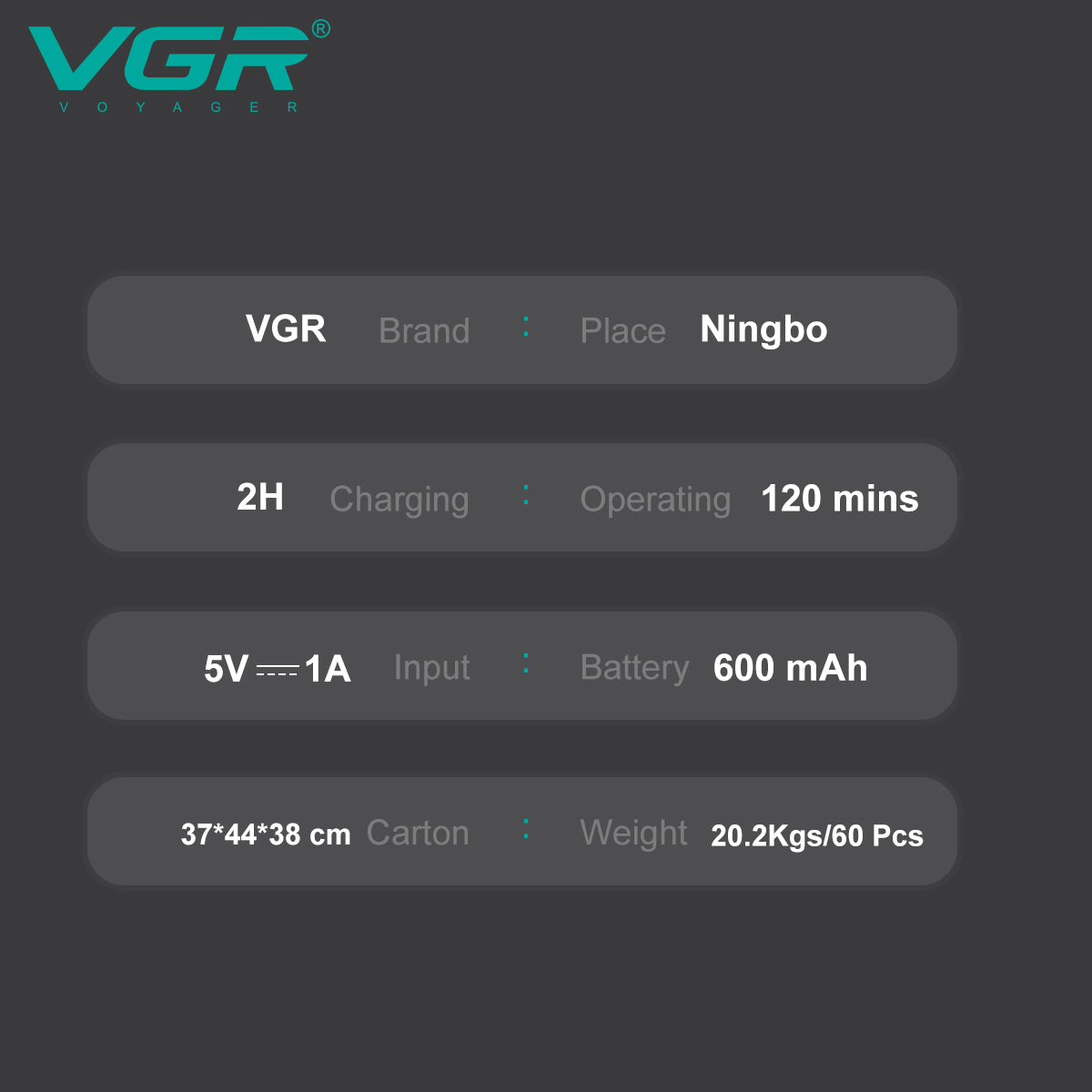 VGR V-075 Hair Trimmer for Men.