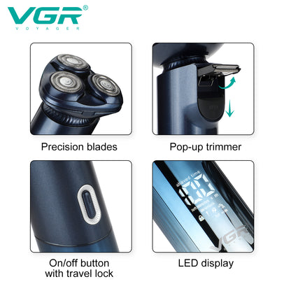 VGR V-392 Professional Rotary Shaver.