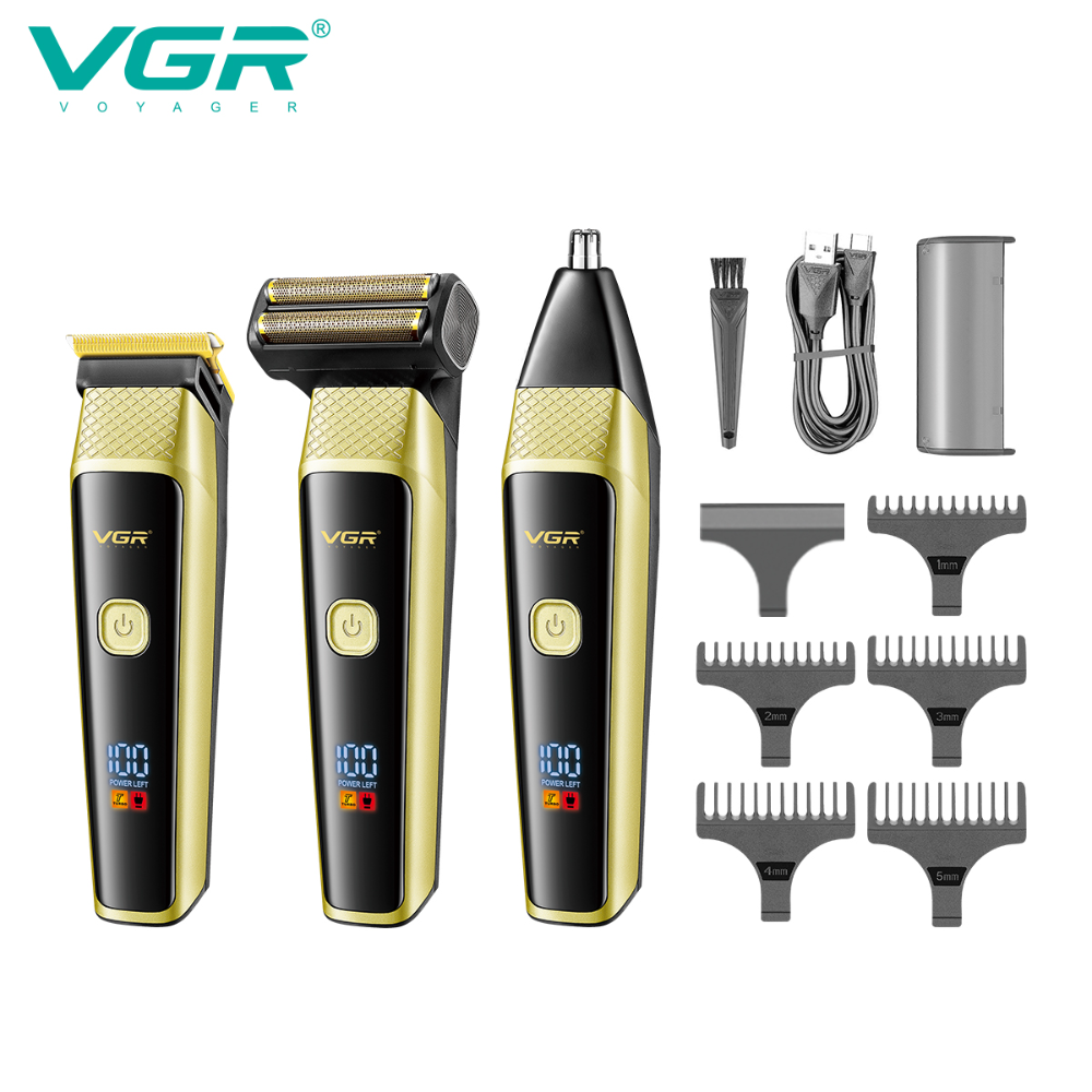 VGR VL-366 Limited Edition Professional 3 in 1 Grooming Kit.