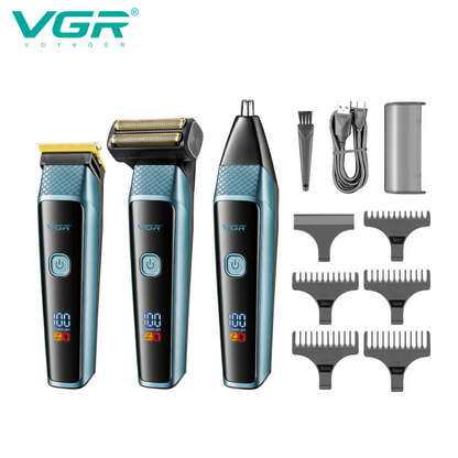 VGR VL-366 Limited Edition Professional 3 in 1 Grooming Kit.