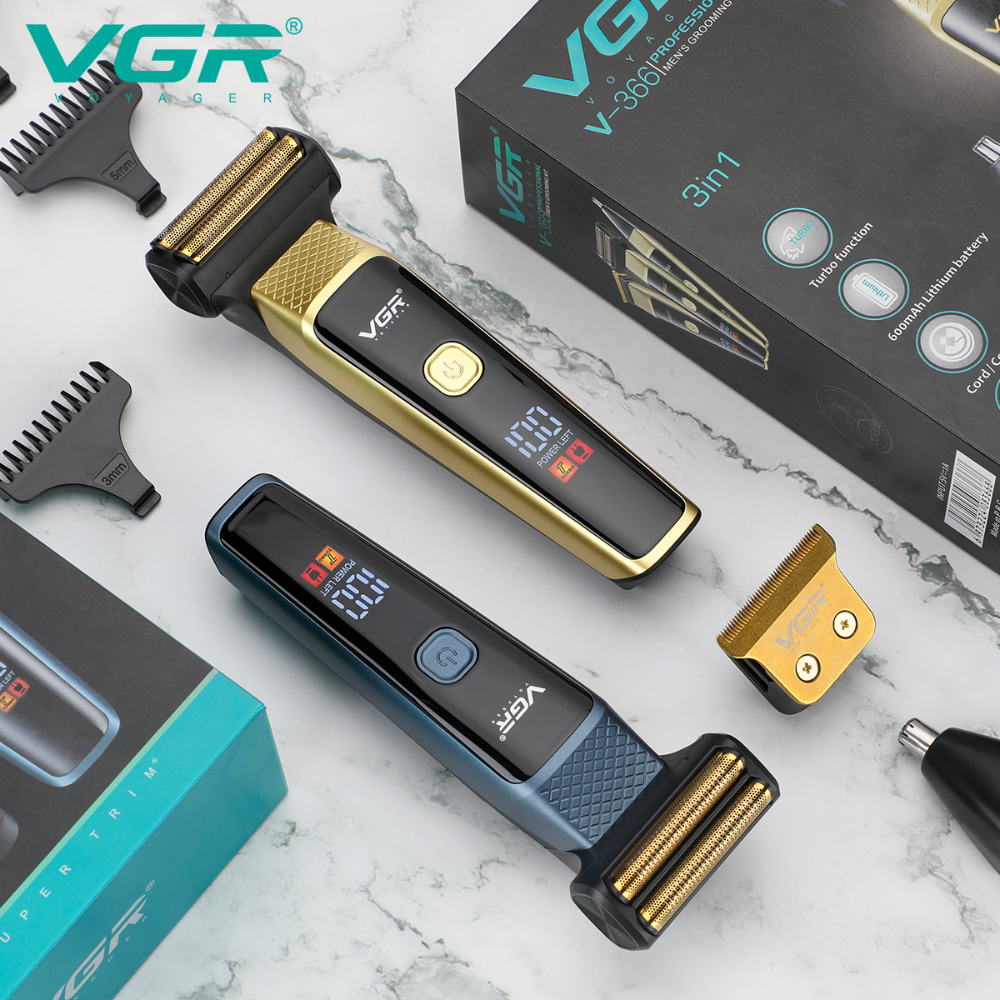 VGR VL-366 Limited Edition Professional 3 in 1 Grooming Kit.