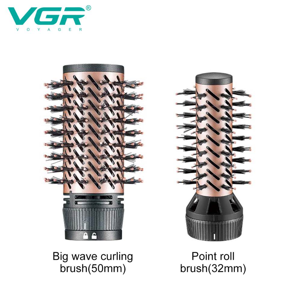 VGR V-498 2-in-1 Professional Rotating Hot Air Styler & Hair Dryer Brush