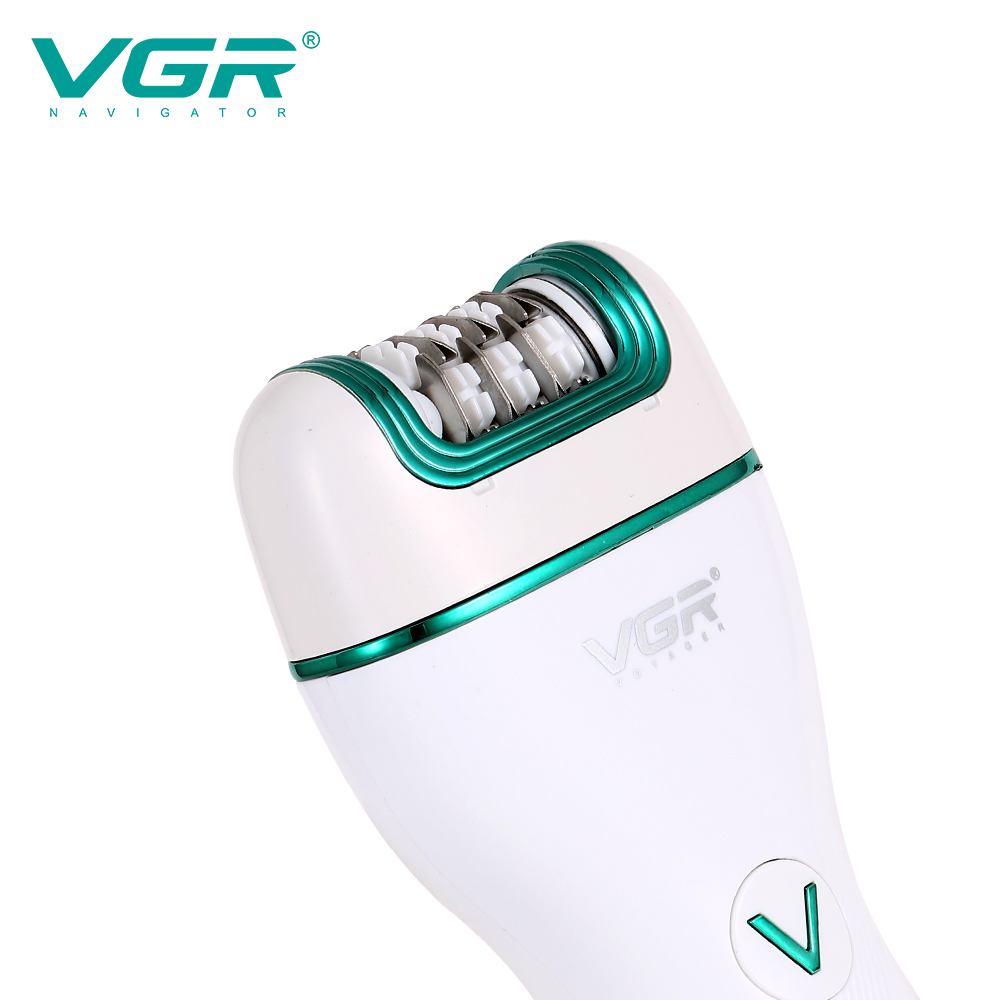 VGR V-728 3-in-1 Women Epilator Electric Female Shaver Leg Body Hair Removal — Image 4 — VGR Pakistan Official