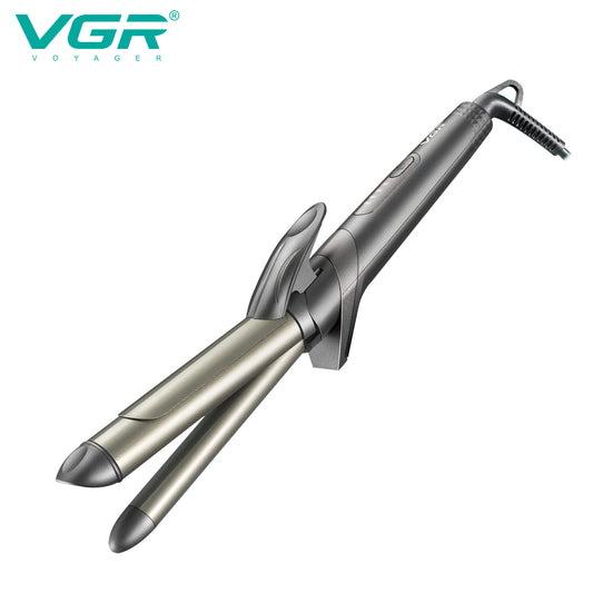 VGR V-571 Professional 2-IN-1 Curling Iron for Women's (Black).