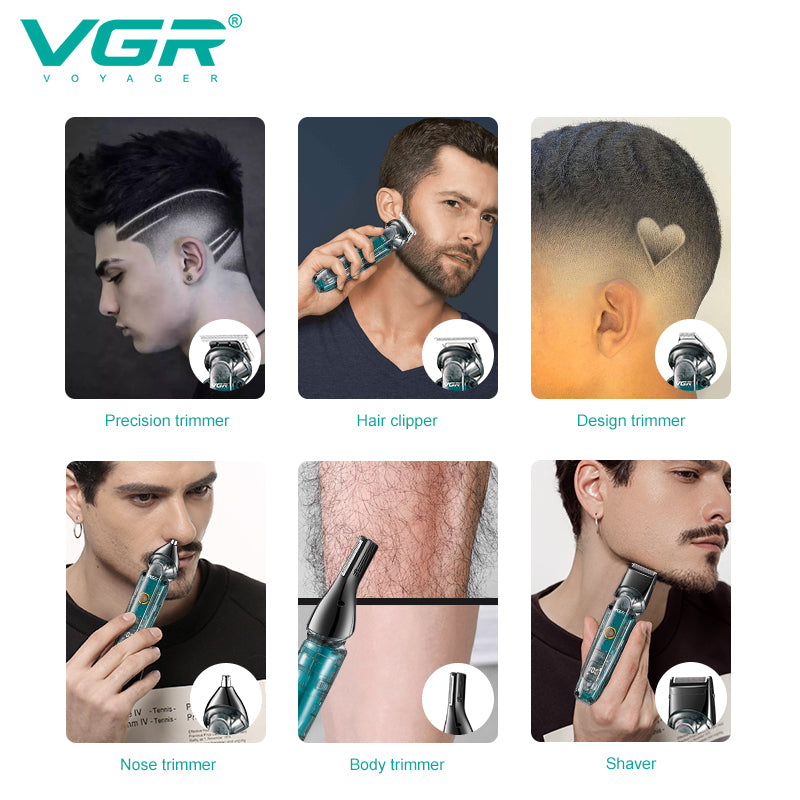 VGR V-102 Camouflage Multipurpose Hair Clipper.