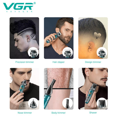 VGR V-102 Camouflage Multipurpose Hair Clipper.