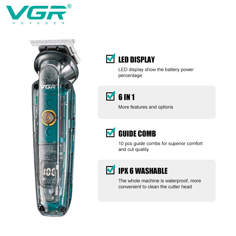 VGR V-102 Camouflage Multipurpose Hair Clipper.