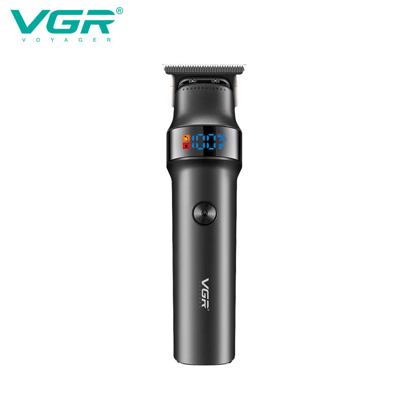 VGR V-987 Professional Digital Display Turbo function 7000RPM Zero Gapped Cordless Pro Self Haircut Hair Clipper — VGR Pakistan Official