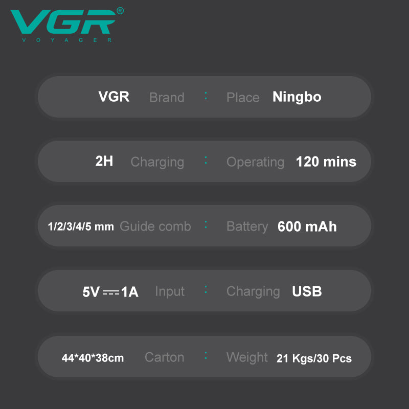 VGR V-030 Hair Trimmer For Men.