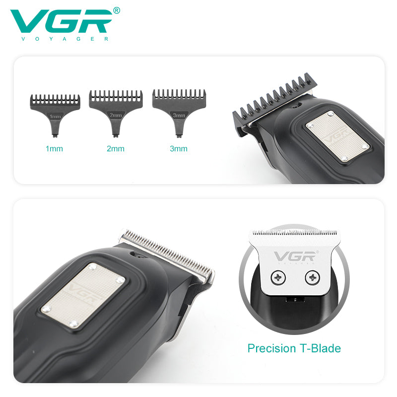 VGR V-918 Digital Display Professional Cordless Hair Clippers Hair Grooming Set Beard Trimming — Image 3 — VGR Pakistan Official