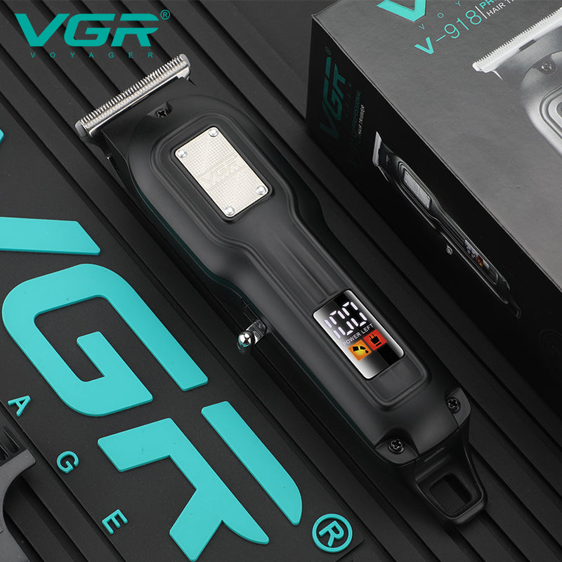 VGR V-918 Digital Display Professional Cordless Hair Clippers Hair Grooming Set Beard Trimming — Image 6 — VGR Pakistan Official