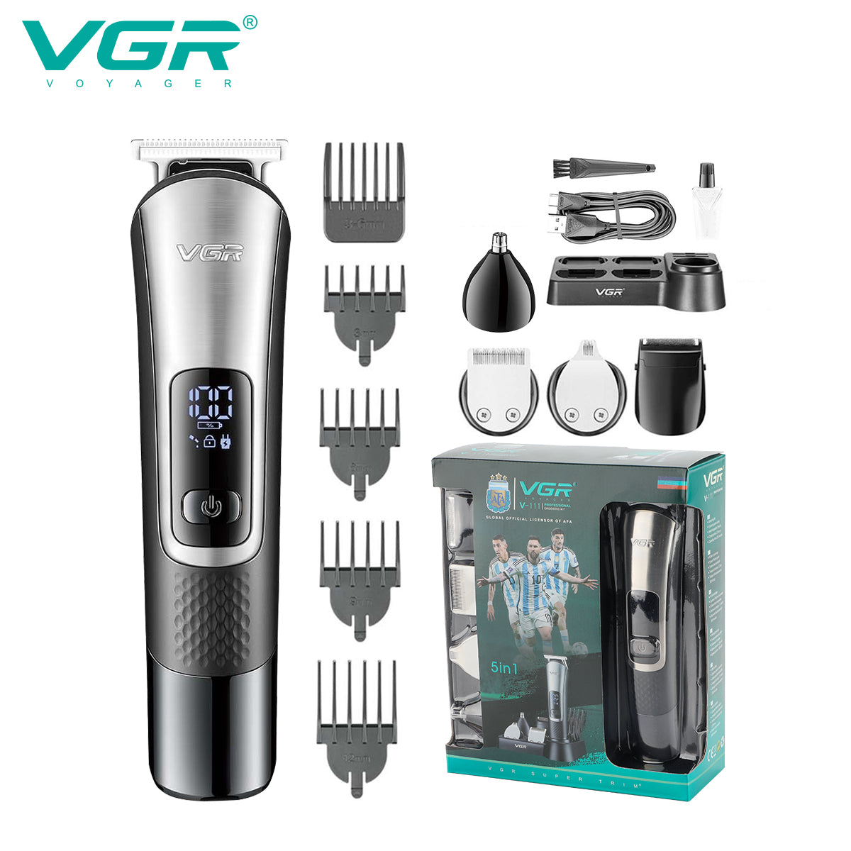 VGR V-111 Hair Professional Grooming Kit.