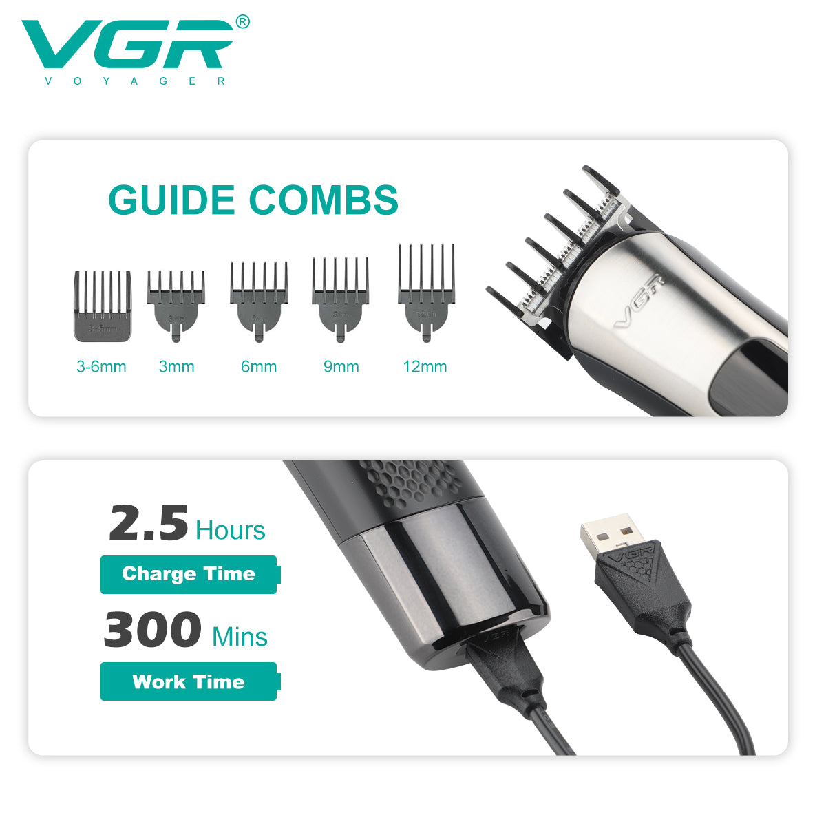 VGR V-111 Hair Professional Grooming Kit.