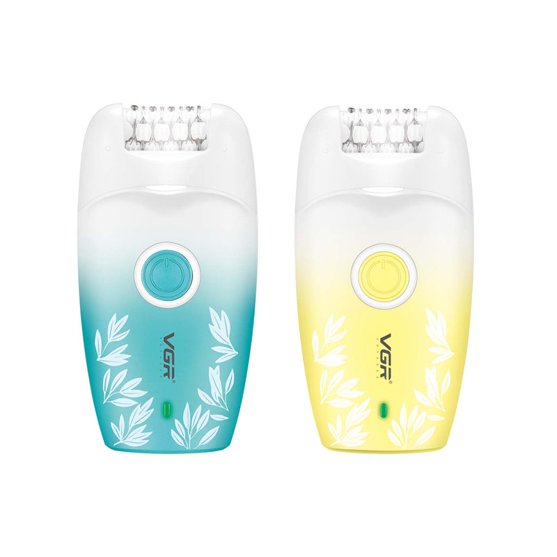 VGR V-738 Female Body Epilator 2 Speeds USB Light — VGR Pakistan Official