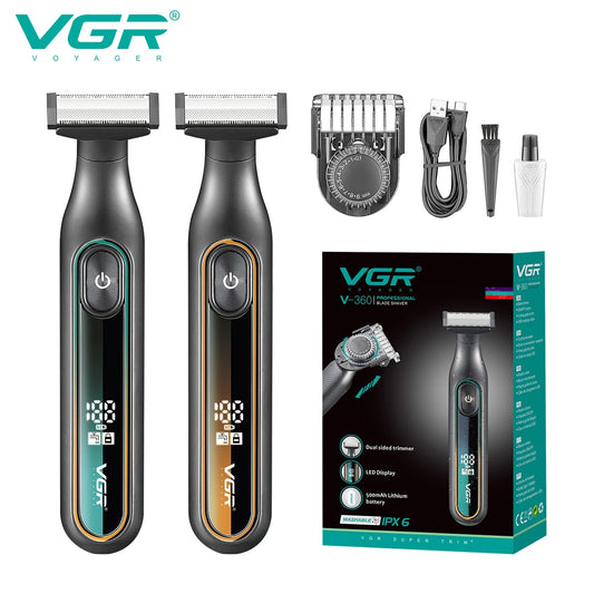 VGR V-360 Digital Display Cordless Dual Sided OneBlade.