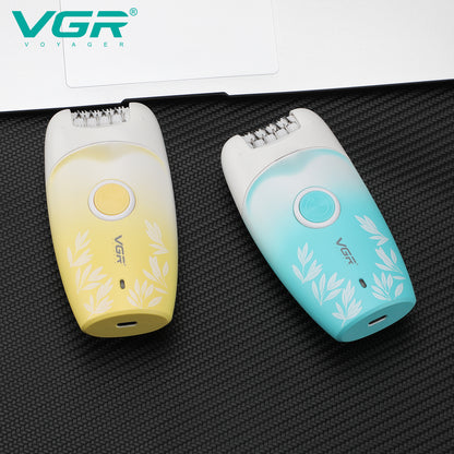 VGR V-738 Female Body Epilator 2 Speeds USB Light — Image 5 — VGR Pakistan Official