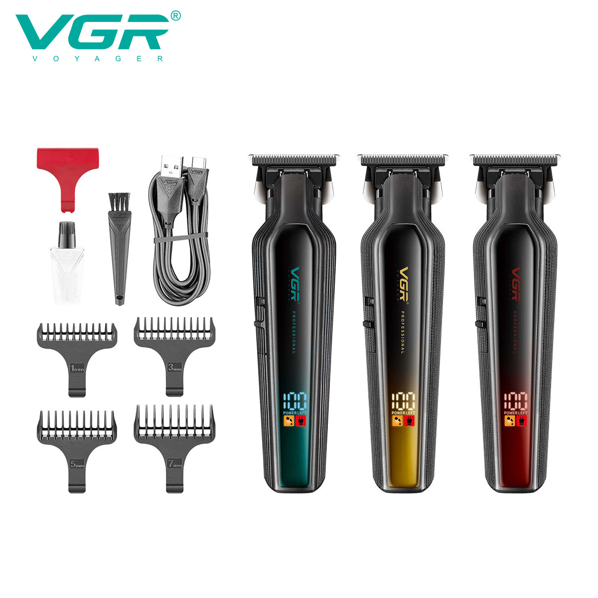 VGR V-930 Professional Cord/Cordless Hair Trimmer for Men's & Boy's — Image 2 — VGR Pakistan Official