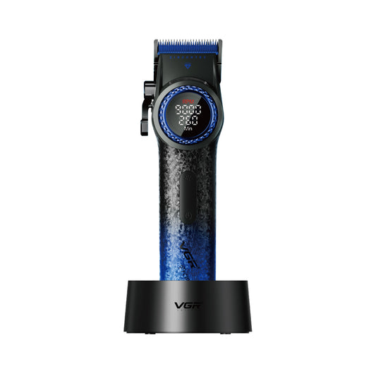 VGR V-001 Professional Hair Clipper - Blue Edition.