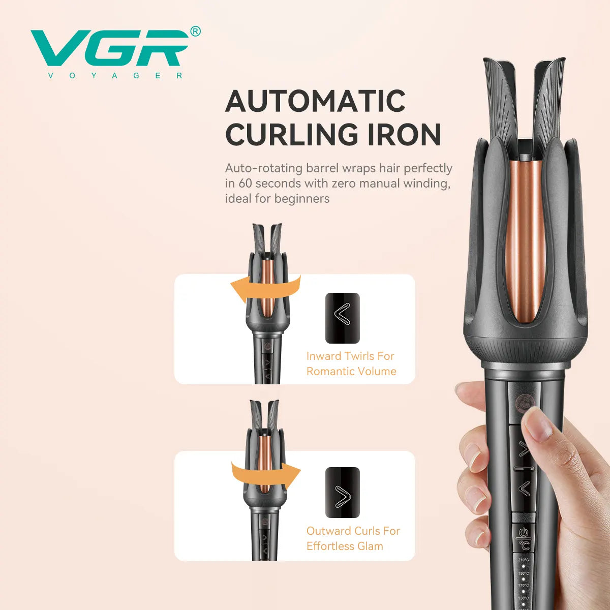 VGR V-581 Professional Automatic Hair Curler