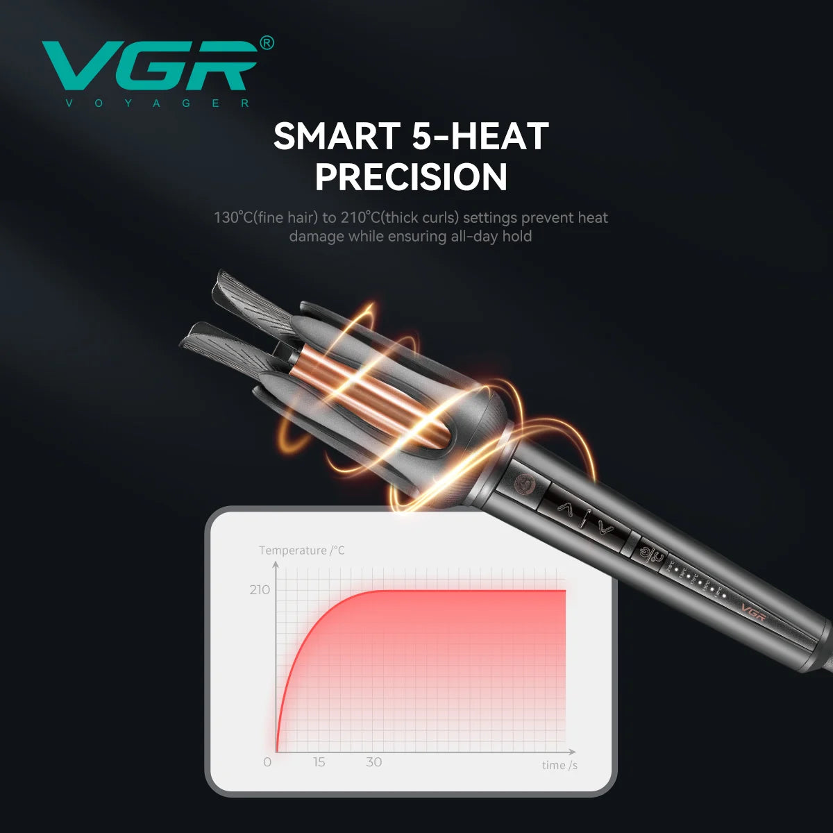 VGR V-581 Professional Automatic Hair Curler