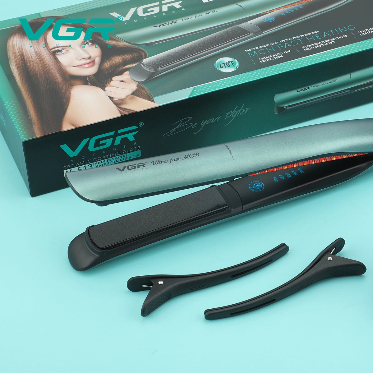VGR V-513 Professional Hair Straightener