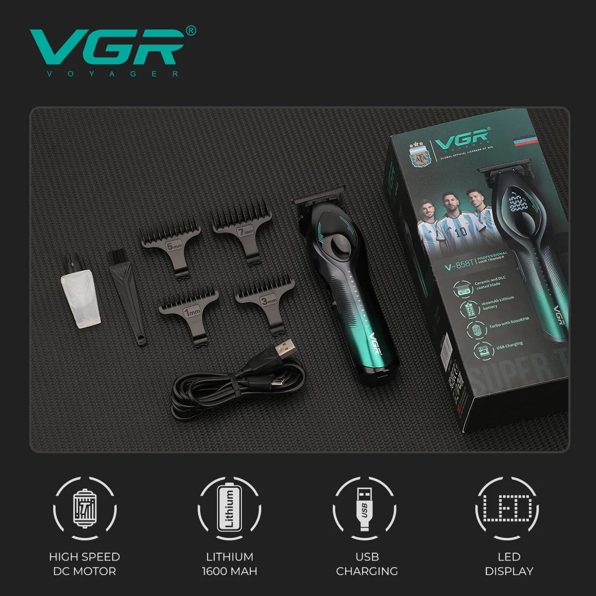 VGR V-858T Professional Hair Trimmer