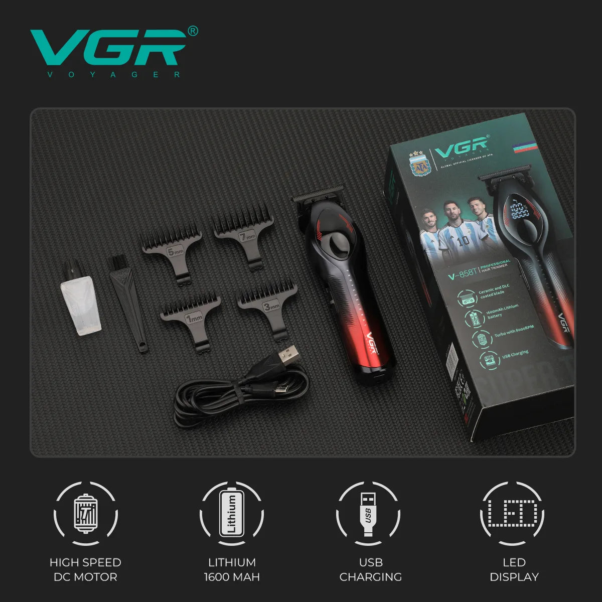 VGR V-858T Professional Hair Trimmer