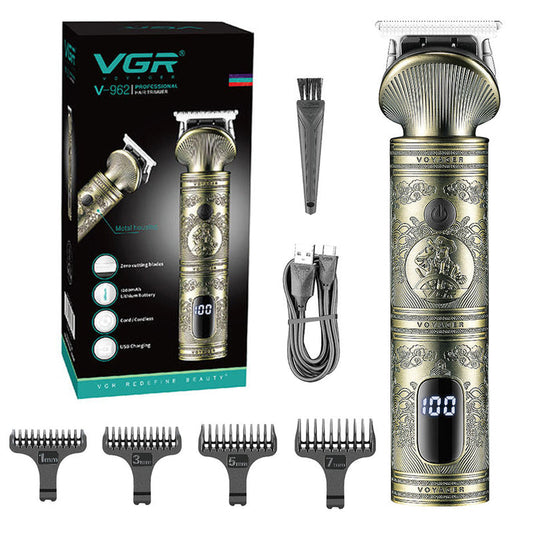 Original VGR V-962 Metal Professional Hair Beard Clipper For Men