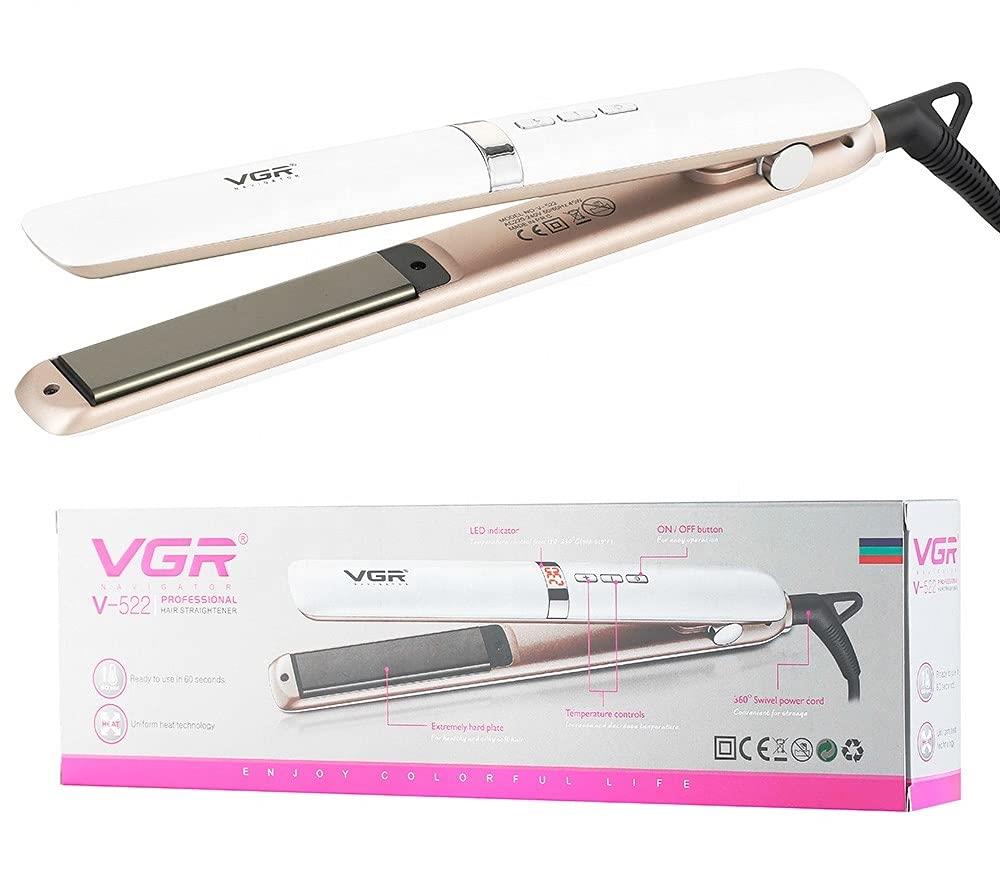 VGR V‑522 Hair Straightener 23 mm Ceramic Flat Iron – Slim Plate.