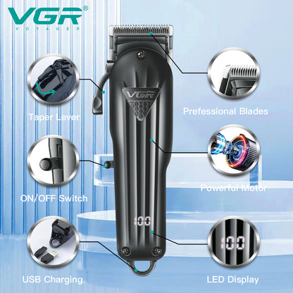 VGR V-282 Hair Trimmer Rechargeable — Image 2 — VGR Pakistan Official