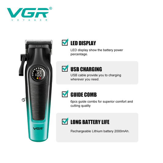 VGR V-196 Hair Clipper Professional Trimmer — VGR Pakistan Official