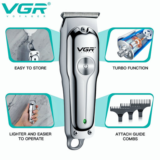 VGR V-071 Professional Hair Trimmer Mini Rechargeable 2 Speed Adjustment — VGR Pakistan Official