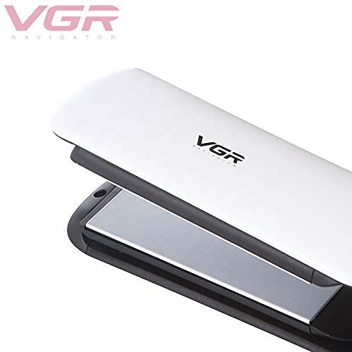 VGR V-511 Hair Straightener For Women, White.