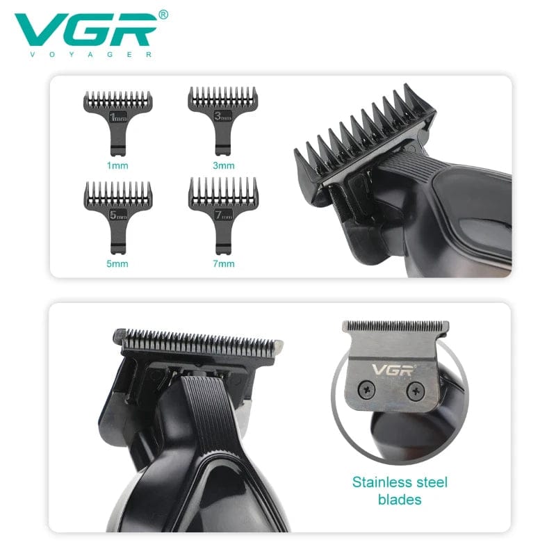 VGR V-921 Cordless 7000RPM  Electric Beard Trimmer — Image 3 — VGR Pakistan Official